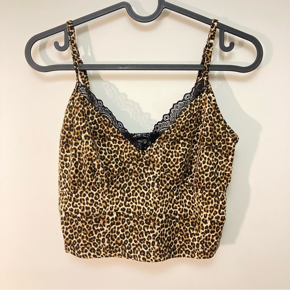 Animal print cheetah leopard tank top camisole